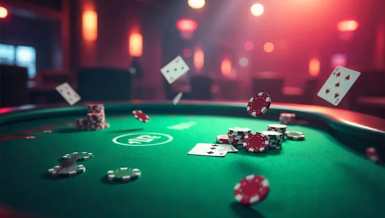 Person thoughtfully considering casino chips, avoiding common gambling mistakes at ph365